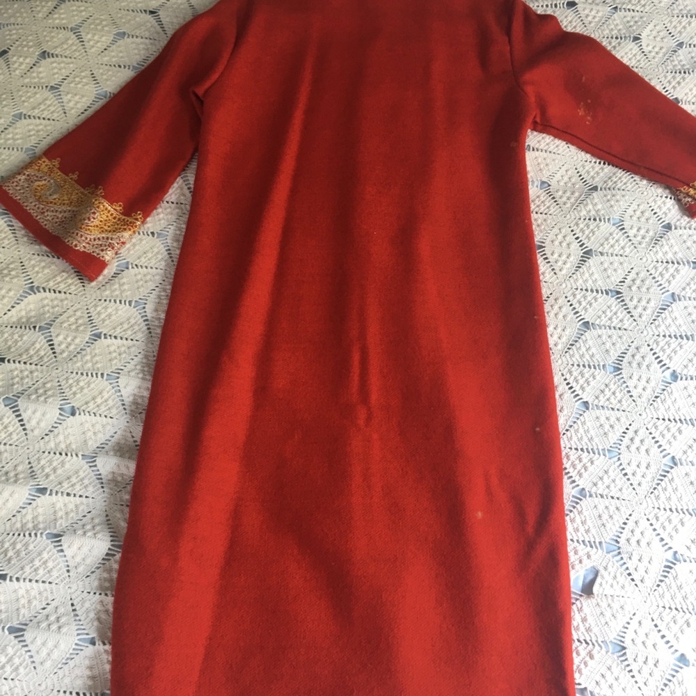 Vintage HandMade Robe Caftan Asian Middle Eastern - Picture 4 of 8